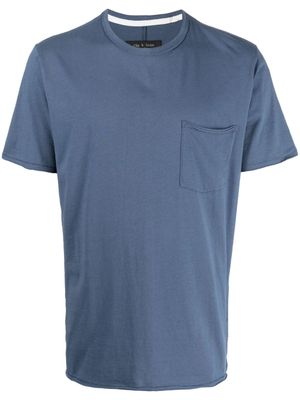 rag & bone Miles cotton T-shirt - Blue