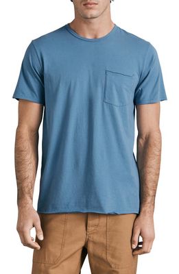 rag & bone Miles Organic Cotton Pocket T-Shirt in Blue