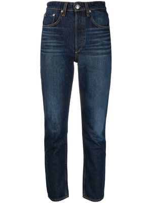 Rag & Bone Nina high-waist slim-cut jeans - Blue