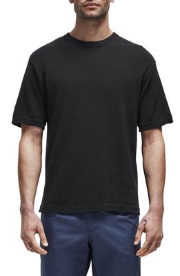 rag & bone Nolan Crewneck Cotton Blend T-Shirt in Black