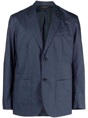 rag & bone notched-lapels single-breasted blazer - Blue