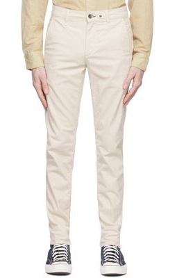 rag & bone Off-White Fit 1 Trousers