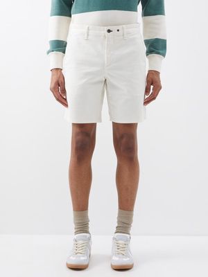 Rag & Bone - Perry Cotton-blend Twill Shorts - Mens - Off White