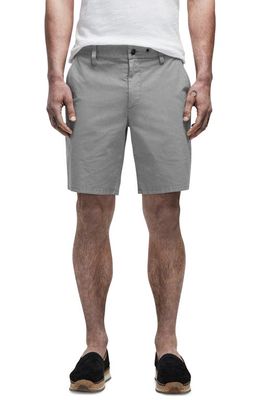rag & bone Perry Stretch Twill Shorts in Grey
