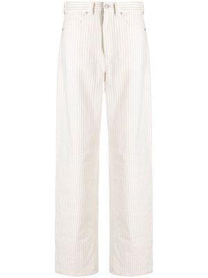 Rag & Bone pinstriped straight-leg trousers - Neutrals
