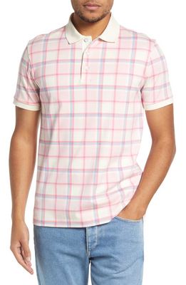 rag & bone Plaid Cotton Polo in Pink