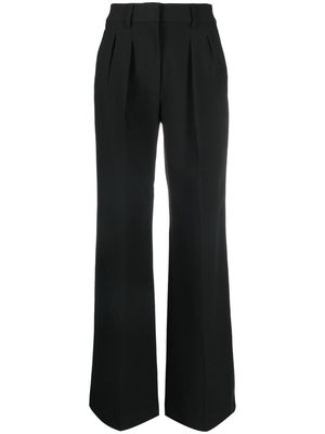 rag & bone pleated wide-leg trousers - Black