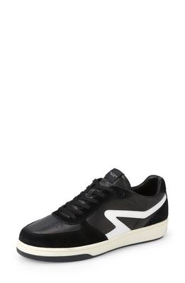rag & bone Retro Court Sneaker in Black/White