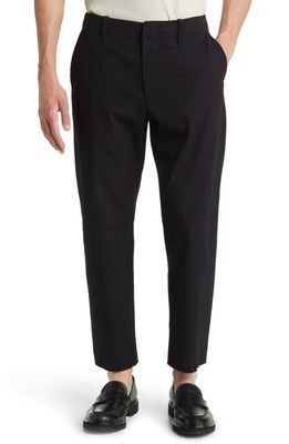 rag & bone Shift Stretch Cotton Seersucker Pants in Black