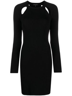 rag & bone shoulder cut-out dress - Black