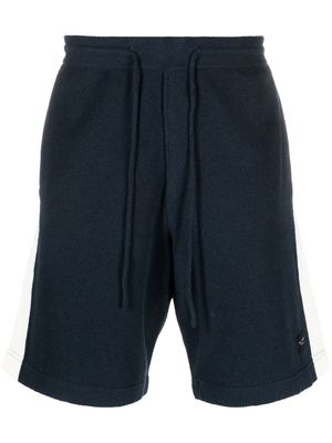 rag & bone side-stripe terry-cloth shorts - Blue