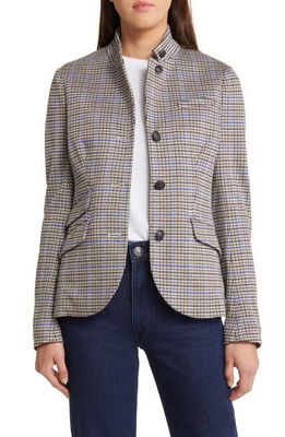 rag & bone Slade Plaid Blazer in Blue Plaid