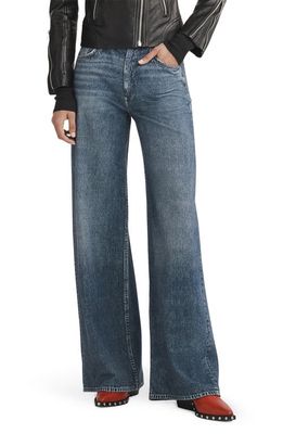 rag & bone Sofie Miramar High Waist Wide Leg Pants in Kimber Wash