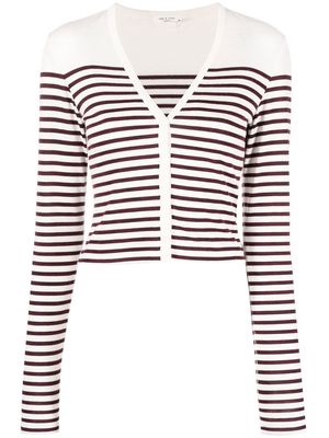 rag & bone striped V-neck cardigan - Neutrals