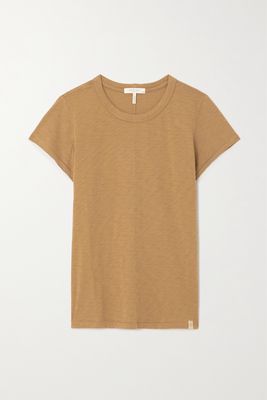 rag & bone - The Slub Organic Cotton-jersey T-shirt - Brown