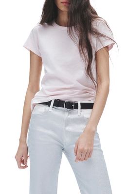 rag & bone The Slub Organic Pima Cotton T-Shirt in Blush