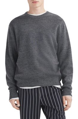 rag & bone York Wool Blend Sweater in Grey