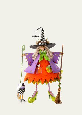 Raggedy Witch Figure