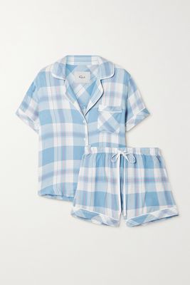Rails - Darcie Checked Flannel Pajama Set - Blue