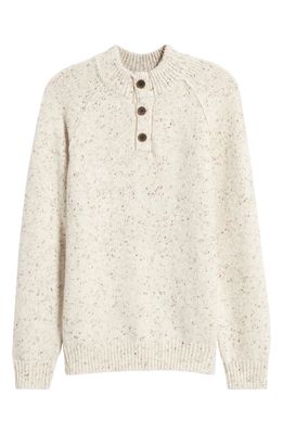 Rails Harding Neppy Henley Sweater in Natural Nep