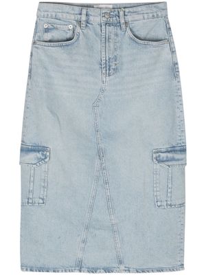 Rails Highland Cargo denim skirt - Blue