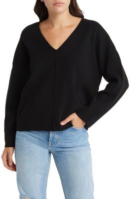 Rails Hollyn V-Neck Sweater in Black