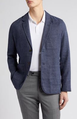 Rails Idris Cotton & Linen Blend Sport Coat in Navy Melange