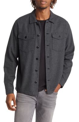 Rails Kerouac Classic Fit Check Cotton Twill Button-Up Shirt in Charcoal Black Houndstooth