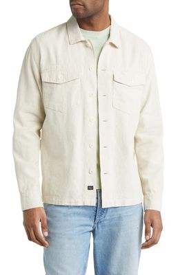 Rails Kerouac Linen & Cotton Button-Up Shirt in Wicker