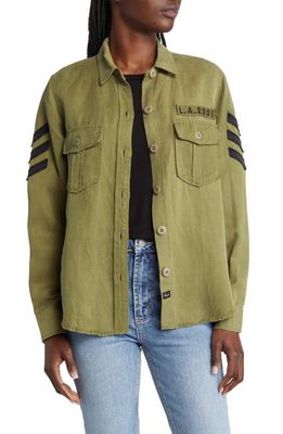 Rails Loren Jacket in Olive Black Military Patches