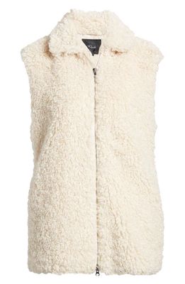 Rails Orion Faux Shearling Vest in Ivory