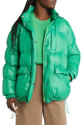 Rails Pacey Hooded Puffer Coat in Shamrock