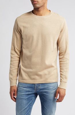 Rails Rheese Long Sleeve Cotton Blend Knit Top in Barley
