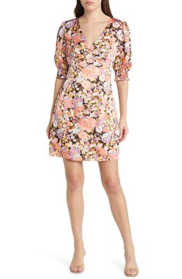 Rails Roma Floral Minidress in Pink Aster