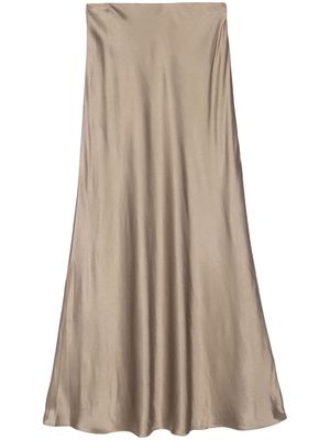 Rails satin-finish maxi skirt - Green