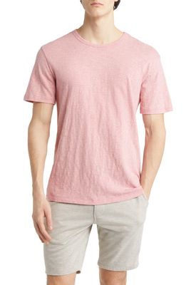 Rails Skipper Slub Heathered Cotton T-Shirt in Rose Heather