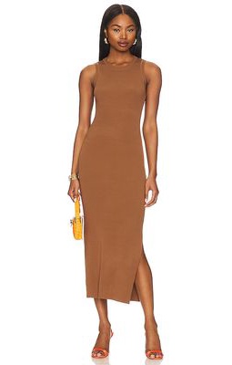 Rails Syd Knit Midi Dress in Brown