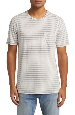 Rails Valencia Stripe Hemp & Organic Cotton Pocket T-Shirt in Rhine Rivers Stripe