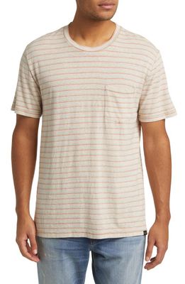 Rails Valencia Stripe Hemp & Organic Cotton Pocket T-Shirt in Toulouse Sunset Stripe