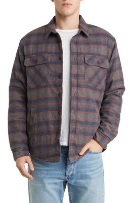 Rails Worthing Cotton Shirt Jacket in Midnight Harvest Heather