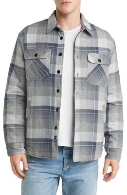 Rails Worthing Cotton Shirt Jacket in Slate Mist Heather