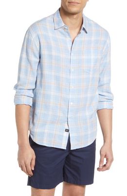 Rails Wyatt Relaxed Fit Plaid Button-Up Shirt in Faded Strawberry Seaglass