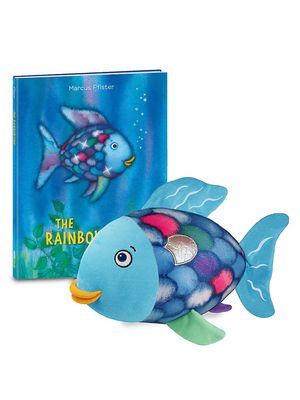 Rainbow Fish Plushie & Book 2-Piece Set - Blue