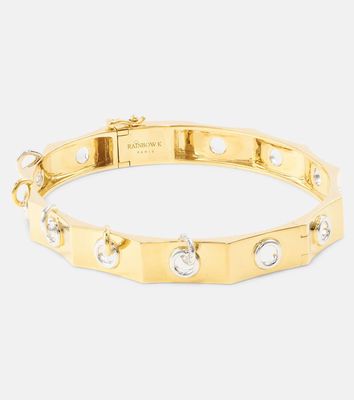 Rainbow K Eyet 14kt yellow and white gold bracelet with diamonds