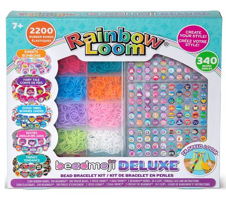 Rainbow Loom Beadmoji Deluxe DIY Rubber Band & ead Bracelets