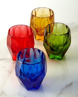 Rainbow Milly Glasses, Set of 4
