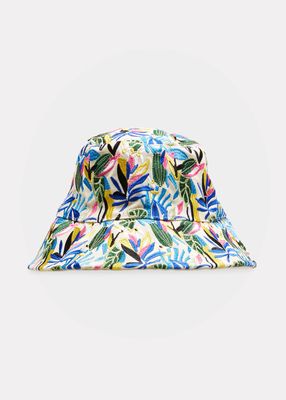 Rainforest Embroidered Bucket Hat