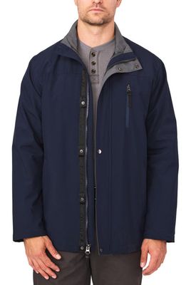 RAINFOREST Jacket & Puffer Vest Set in Mood Indigo