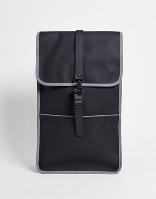 Rains 1220 backpack with reflective detail in black