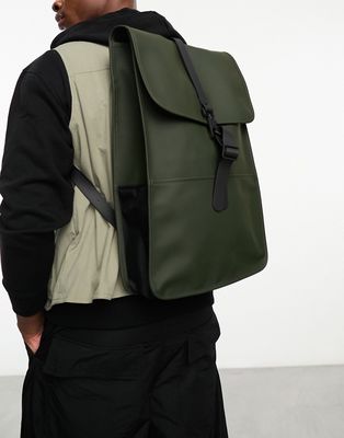 Rains 13000 waterproof backpack in green